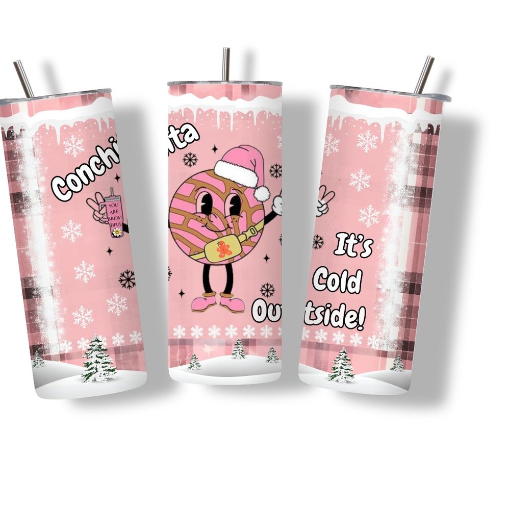 Cold Conchita 20 oz Skinny Tumbler Stainless Steel